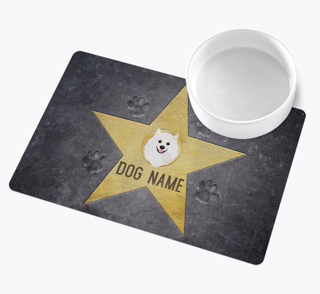 Star of Fame: Personalized {breedFullName} Wipe Clean Placemat